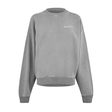 Jack Wills - Sweatshirt für Damen, Rundhalsausschnitt, Gewaschen (verwaschenes Grau)