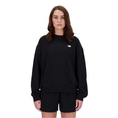 New Balance - Oberteil für Damen, Rundhalsausschnitt, Schurwolle (Schwarz)