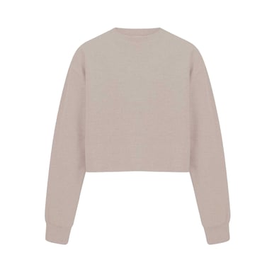 Miso - Kurzes Sweatshirt für Damen, leger (Sand)