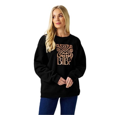 Biba - Sweatshirt für Damen, leger (Schwarz)