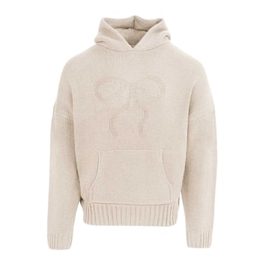 Miso - Sweatshirt für Damen, Schleifendetail, leger (Cremefarbe)