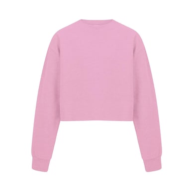 Miso - Kurzes Sweatshirt für Damen (Pink)