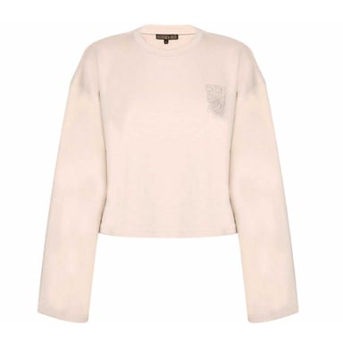 Biba - Kurzes Sweatshirt für Damen (Neutral)