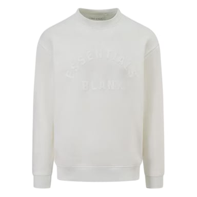 Blank Essentials - Sweatshirt für Herren/Damen Unisex (Naturweiß)
