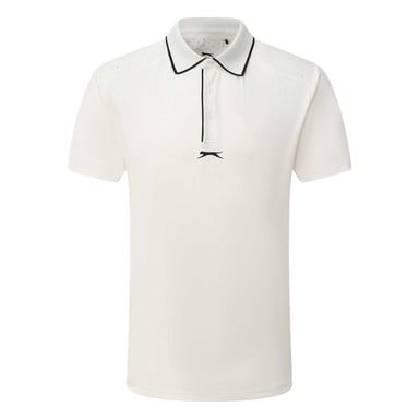 Slazenger - Poloshirt für Herren, Performance, Regulär, kurzärmlig (Weiß)