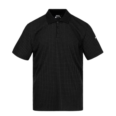 Slazenger - Poloshirt für Herren, Emblem (Schwarz)