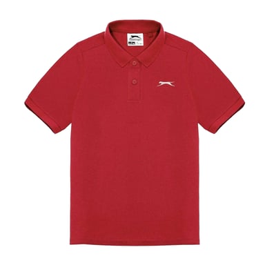 Slazenger - Poloshirt für Jungen, Polyester-Baumwollmischgewebe (Rot)