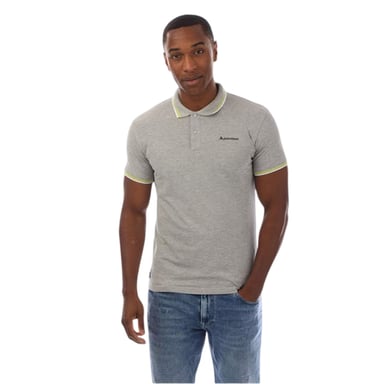 Aquascutum - Poloshirt für Herren, Schmal, kurzärmlig (Grau)