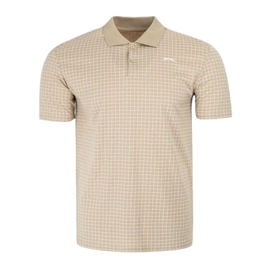 Slazenger - Poloshirt für Herren, Emblem (Braungrau)