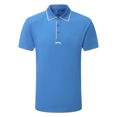 Slazenger - Poloshirt für Herren, Performance, Regulär, kurzärmlig (Blau)