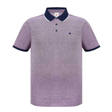 SoulCal - Poloshirt für Herren, Baumwolle Piqué (Burgunderrot/Weiß)