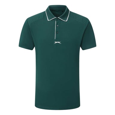 Slazenger - Poloshirt für Herren, Performance, Regulär, kurzärmlig (Grün)