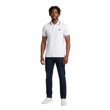 Lyle & Scott - Poloshirt für Herren (Weiß/Schwarz)