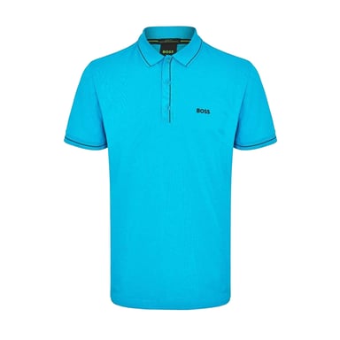 Boss - "Paule" Poloshirt für Herren (Türkis/Aquablau)