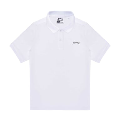 Slazenger - Poloshirt für Jungen, Polyester-Baumwollmischgewebe (Weiß)