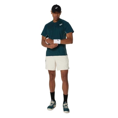 Asics - Poloshirt für Herren, Spiel (Grün)