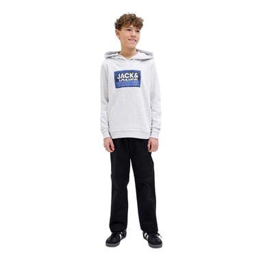 Jack And Jones - "Logan" Kapuzenpullover für Kinder, Regulär (Weiß Melange)