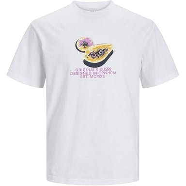 Jack And Jones - T-Shirt für Herren, Rundhalsausschnitt (Leuchtend Weiß)