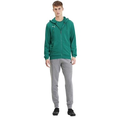 Puma - "TeamGoal 23 Casuals" Hoodie mit durchgehendem Reißverschluss für Herren (Pfeffer-Grün)
