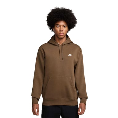 Nike - "Club" Hoodie zum Überziehen für Herren, Fleece (Mosswood Braun)
