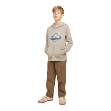 Jack And Jones - Sweatshirt für Jungen, Baumwollmischung (Mondstrahl)