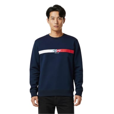 Tommy Jeans - Sweatshirt für Herren/Damen Unisex, Regulär (Nachtmarine)