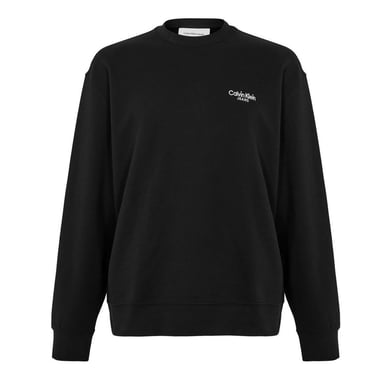 Calvin Klein - Sweatshirt für Herren, Rundhalsausschnitt, Regulär (Schwarz)
