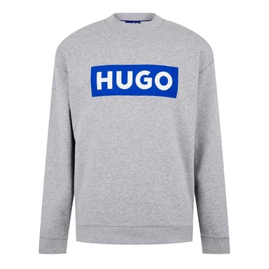 Hugo - "Niero" Sweatshirt für Herren, Rundhalsausschnitt (Grau meliert)