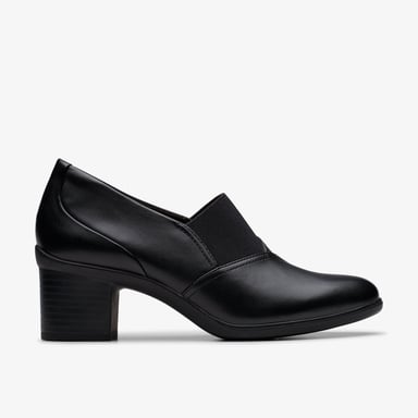 Shaya Tess Black Leather Schuhe
