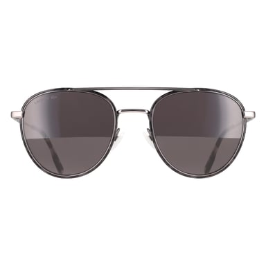 Lacoste L258S 033 gunmetal solide grau Rauch Sonnenbrille