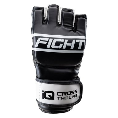 IQ - Herren/Damen Unisex Kampfsport-Handschuhe mit Daumen "Marts" (Schwarz/Weiß)