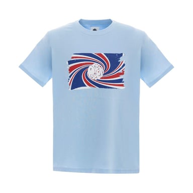 Pretty Green - T-Shirt für Herren, Logo (Himmelblau)