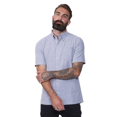 Firetrap - "Classic" Hemd für Herren, Oxford-Stil (Blau)
