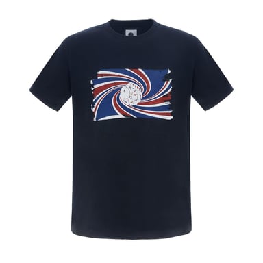 Pretty Green - T-Shirt für Herren, Logo (Marine)