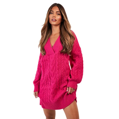 Threadbare - "Chalk" Strickkleid für Damen (Pink)