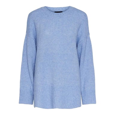Pieces - Pullover für Herren/Damen Unisex, Überschnittene Schulter, leger (Hortensie)