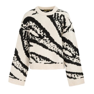 Biba - Pullover für Damen (Beige/Schwarz)