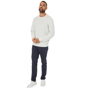 Threadbare - "Yarra" Pullover für Herren, Strukturiert, Regulär (Ecru)