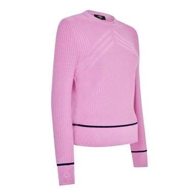 Callaway - Pullover Top für Damen, gerippt, Schmal (Orchidee)