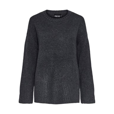 Pieces - Pullover für Herren/Damen Unisex, Überschnittene Schulter, leger (Magnet (Farbe))
