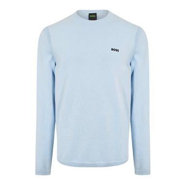 Boss - Pullover für Herren, Rundhalsausschnitt (Blau)