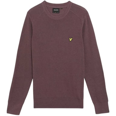 Lyle & Scott - Pullover für Herren, gerippt, Raglanärmel (Espresso-Braun)