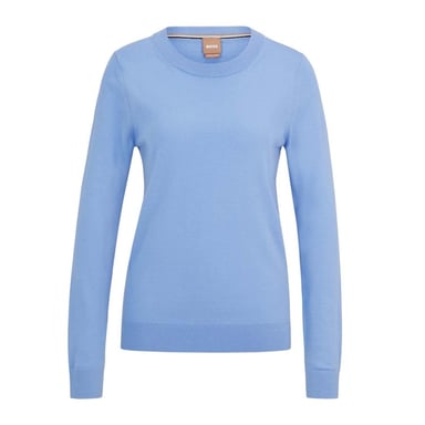 Boss - Pullover für Damen, Schurwolle (Blau)
