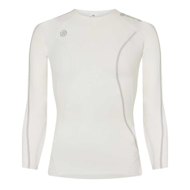 Skins - Base Layer Oberteil für Herren, Kompression, Training (Weiß)