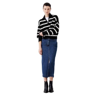 French Connection - "Vhari" Pullover Top für Herren/Damen Unisex, Reißverschluss, leger (Schwarz)