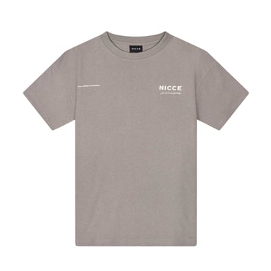 Nicce - T-Shirt für Herren, Rundhalsausschnitt, Übergroß (Grau)