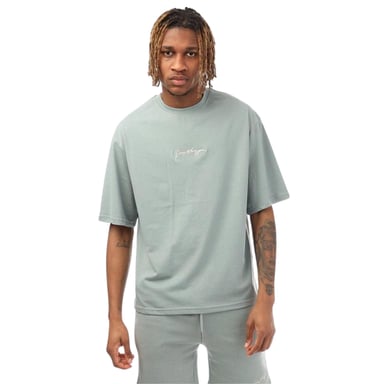 Hype - T-Shirt für Herren, Logo, Übergroß (Moosgrün)