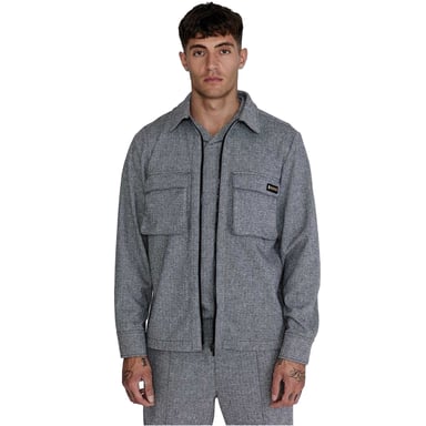 SikSilk - Hemdjacke für Herren (Grau)