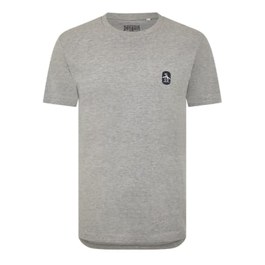 Original Penguin - "Basic" T-Shirt für Herren, Rundhalsausschnitt (Grau meliert)