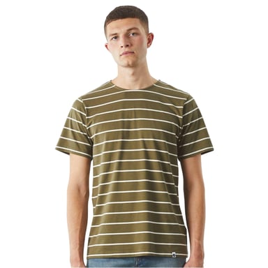 Pretty Green - T-Shirt für Herren, Regulär (Khakigrün)